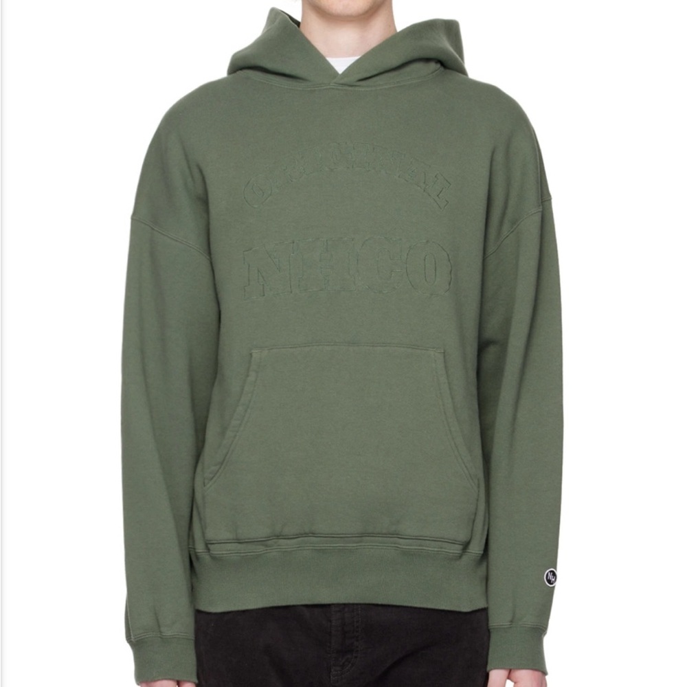 Neighborhood Original NHCO Green Embroidered Hoodie in Size XL